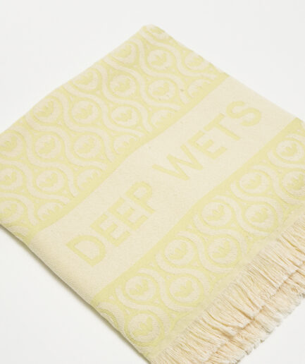 NAVAGIO BEACH TOWEL LIME N' CREAM