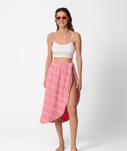 AGALI MAXI PAREO RASPBERRY HEARTS