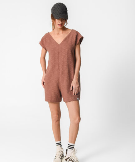 FTELIA SHORT JUMPSUIT CHOCO BROWN