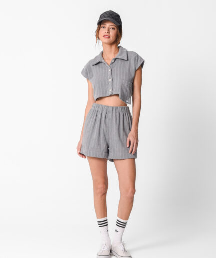 MYRTOS SHIRT GREY STONE