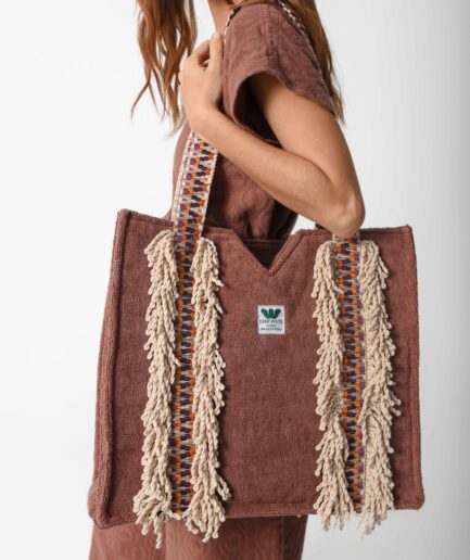 PANERMOS TOTE BEACH BAG CHOCO BROWN