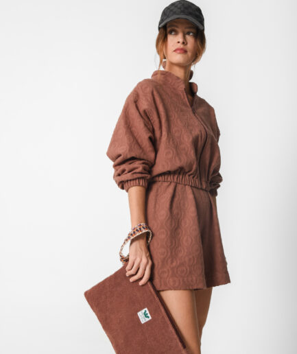 PORTO KATSIKI POUCH CHOCO BROWN