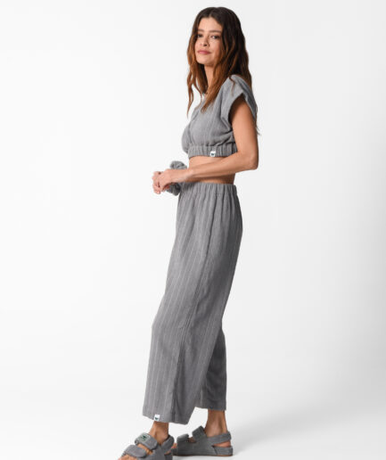 SARAKINIKO PANTS GREY STONE